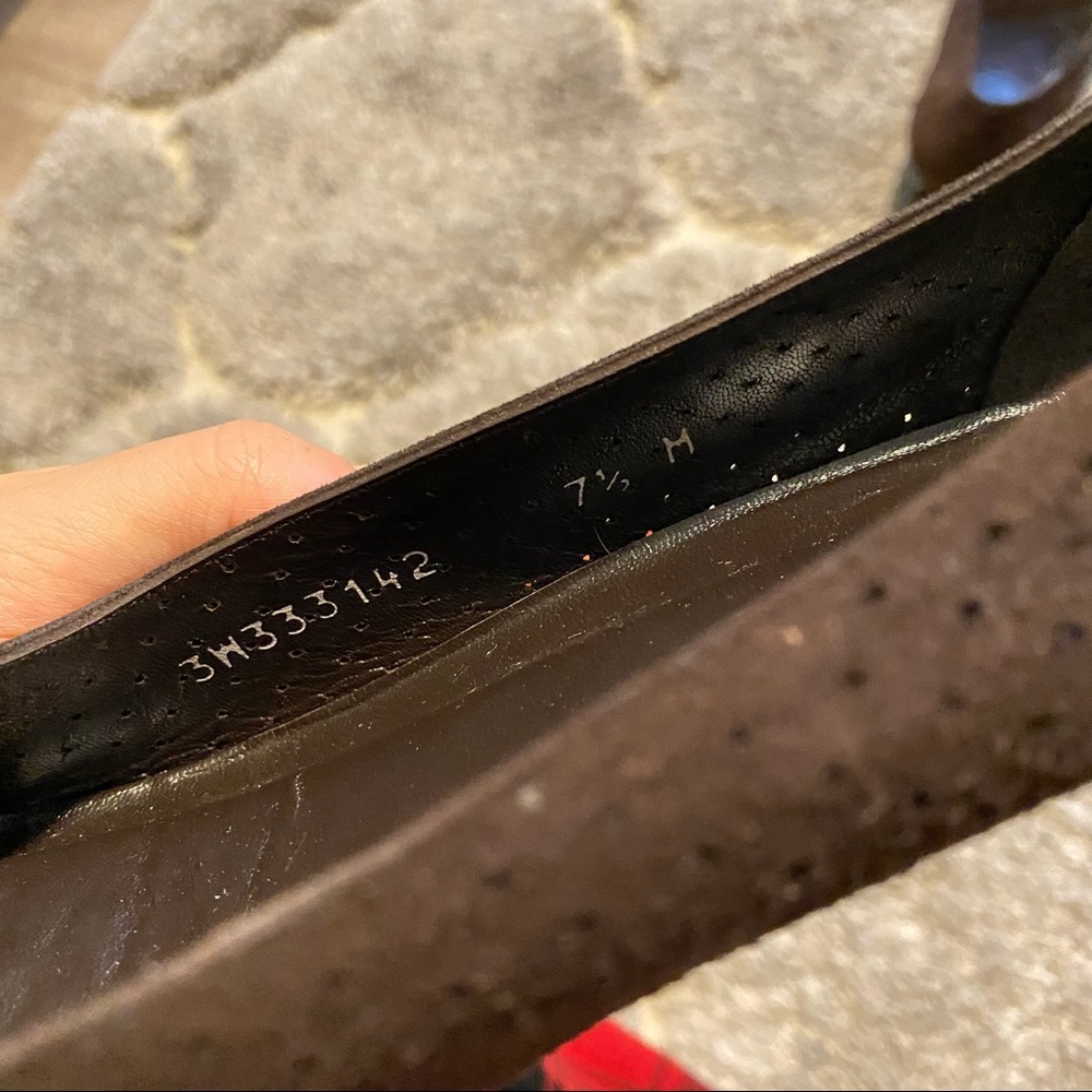 Stuart Weitzman Suede Block Heel Pump - image 6